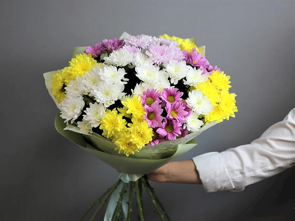 11 Chrysanthemenstrauß