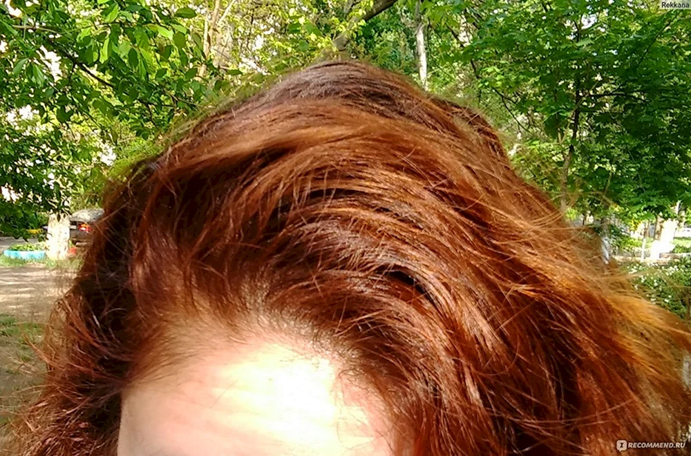 Henna für Haare.