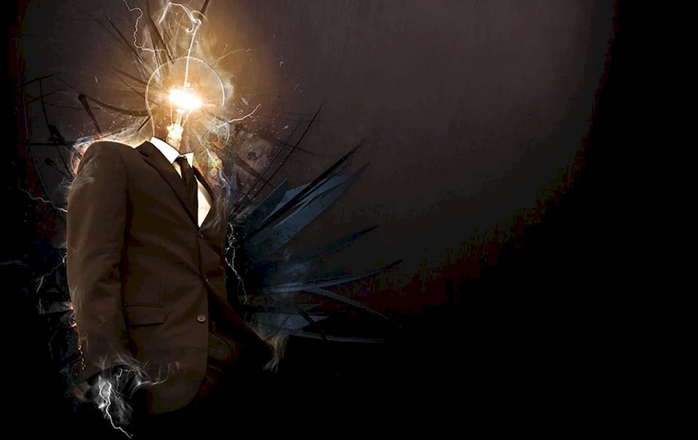 Abstraktion Mann