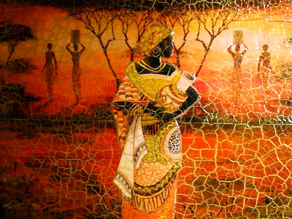 Afrikanische Motive in der Malerei