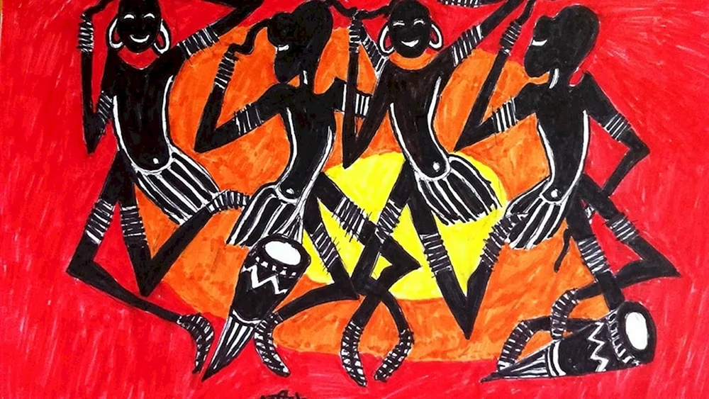 Afrikanische Motive in der Malerei