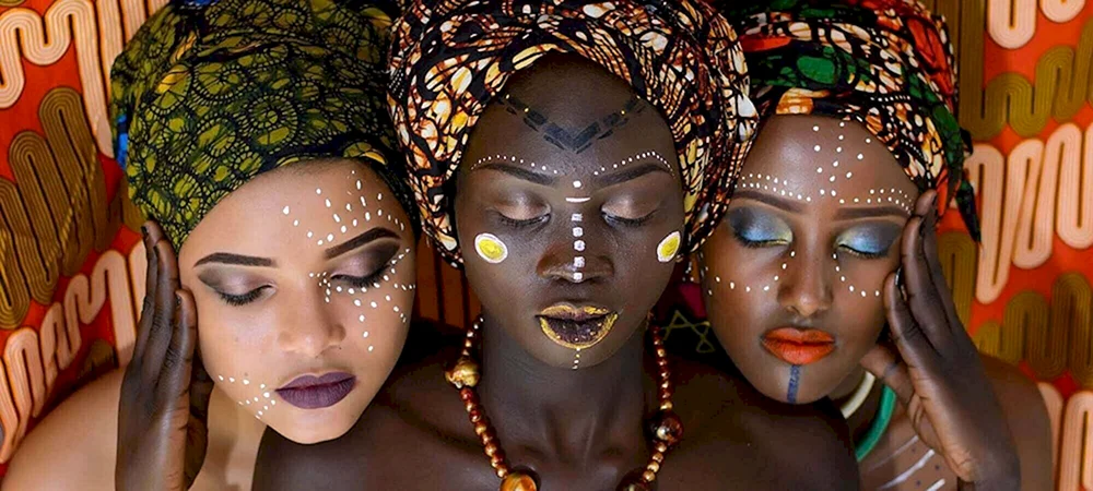 Schöne afrikanische Frauen