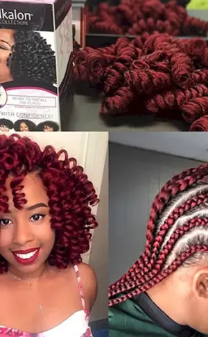 Afrolocken Ariel kanekalon