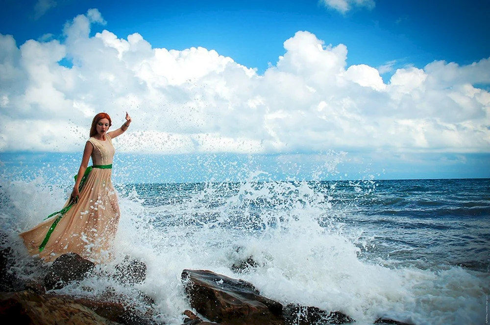 Aphrodite Göttin des Schaums des Meeres.