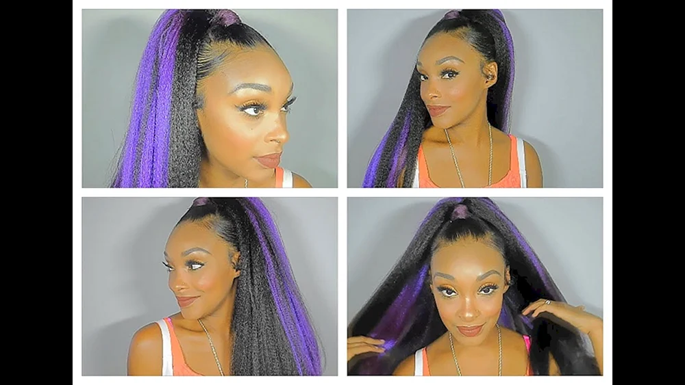Afrotail mit Kanekalon