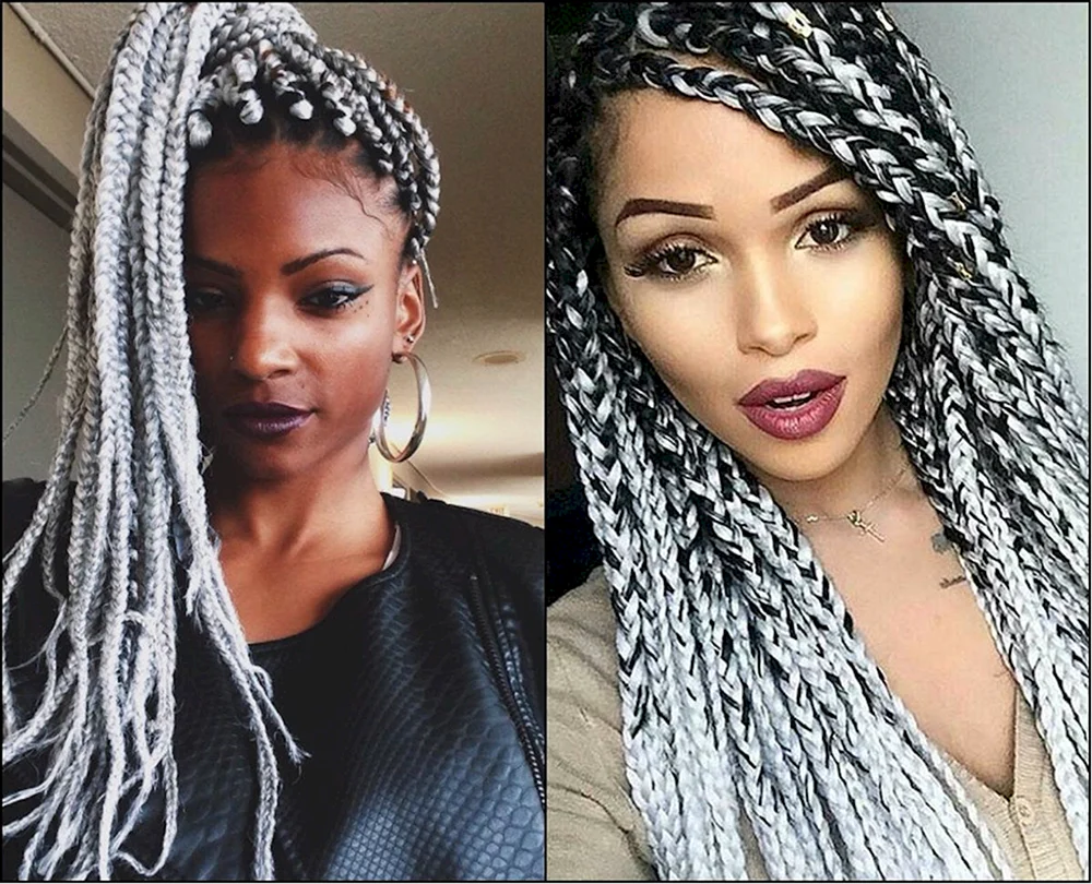 Afro Zöpfe Box Braids
