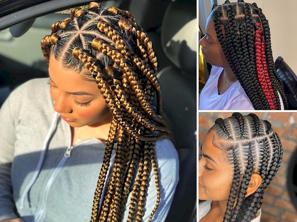 Afrozöpfe Box Braids