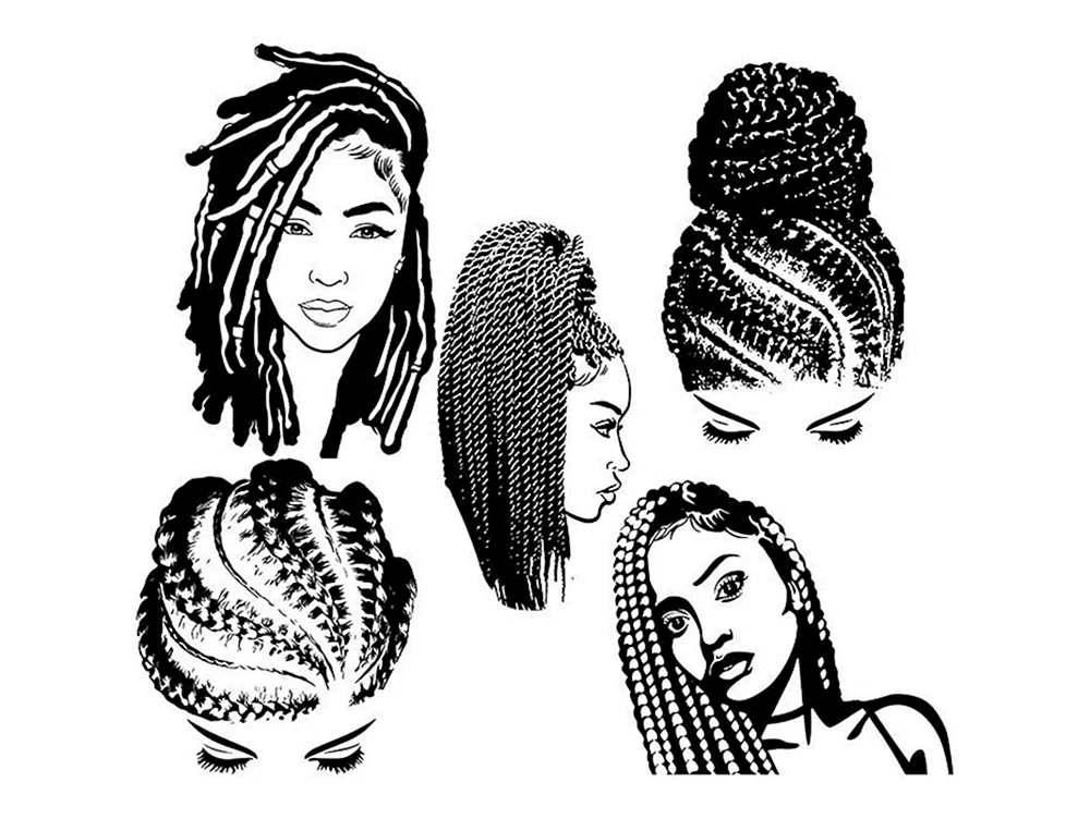 Afrikanische Zöpfe Dreadlocks kanekalon