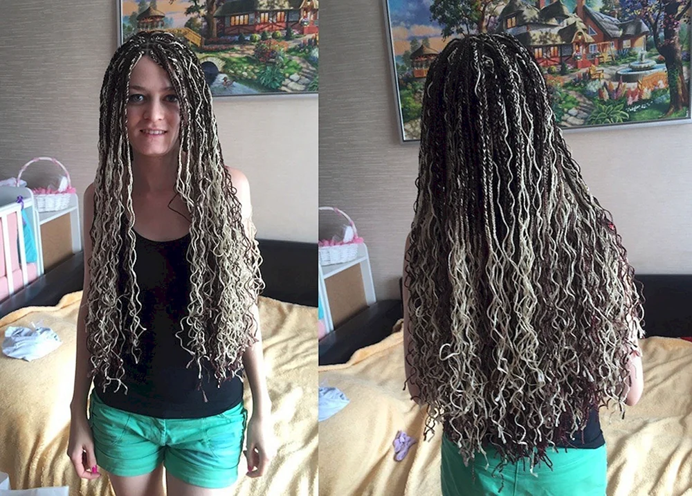 Afro Locken wellig zizi