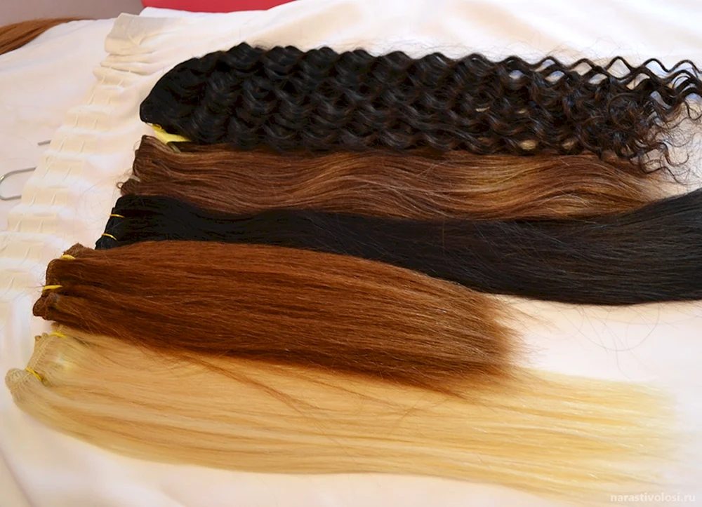 Afro-Locken Strähnen