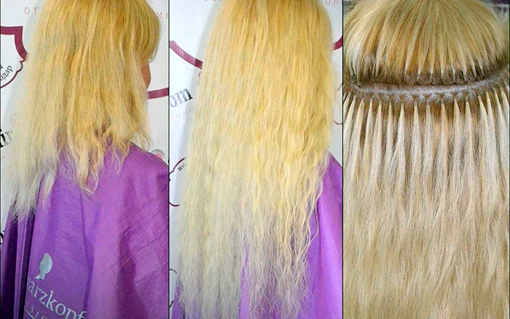 Haarverdichtung mit Bobverlängerung