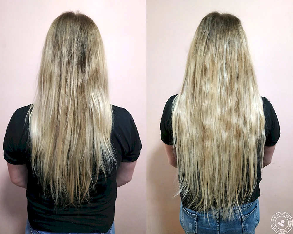 Afrofibre Extension für blondes Haar. Haare