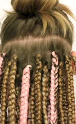 Afro Nacken mit Canekalon