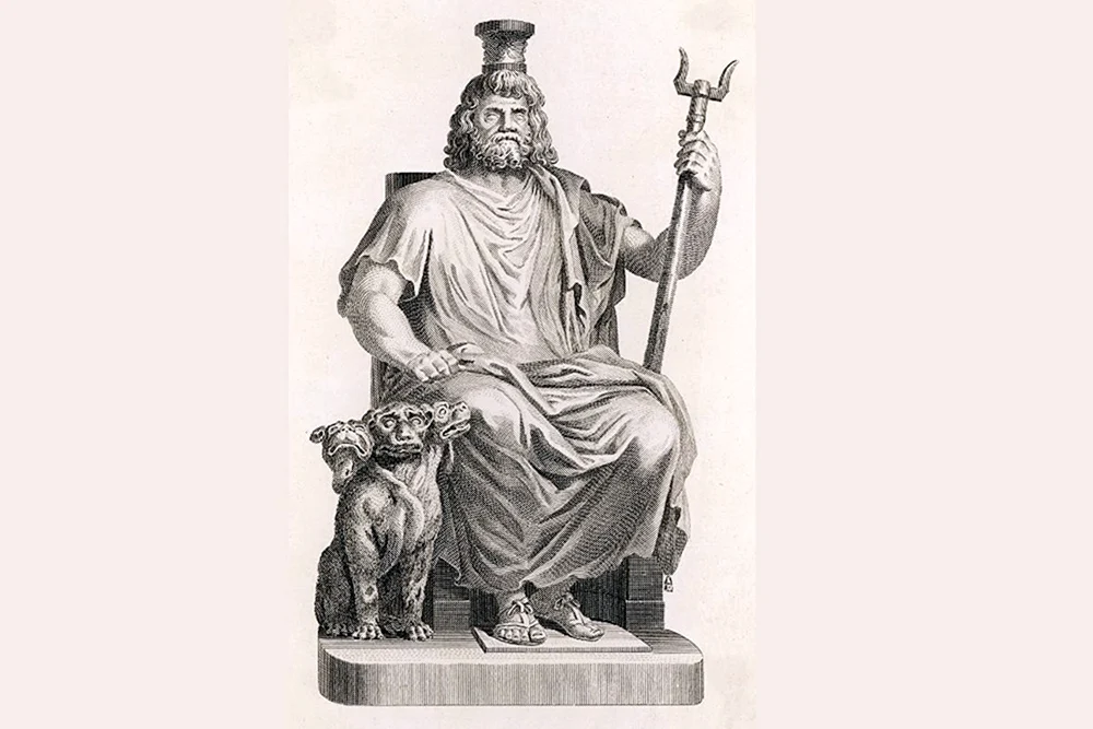 Aid Gott der Unterwelt der Toten