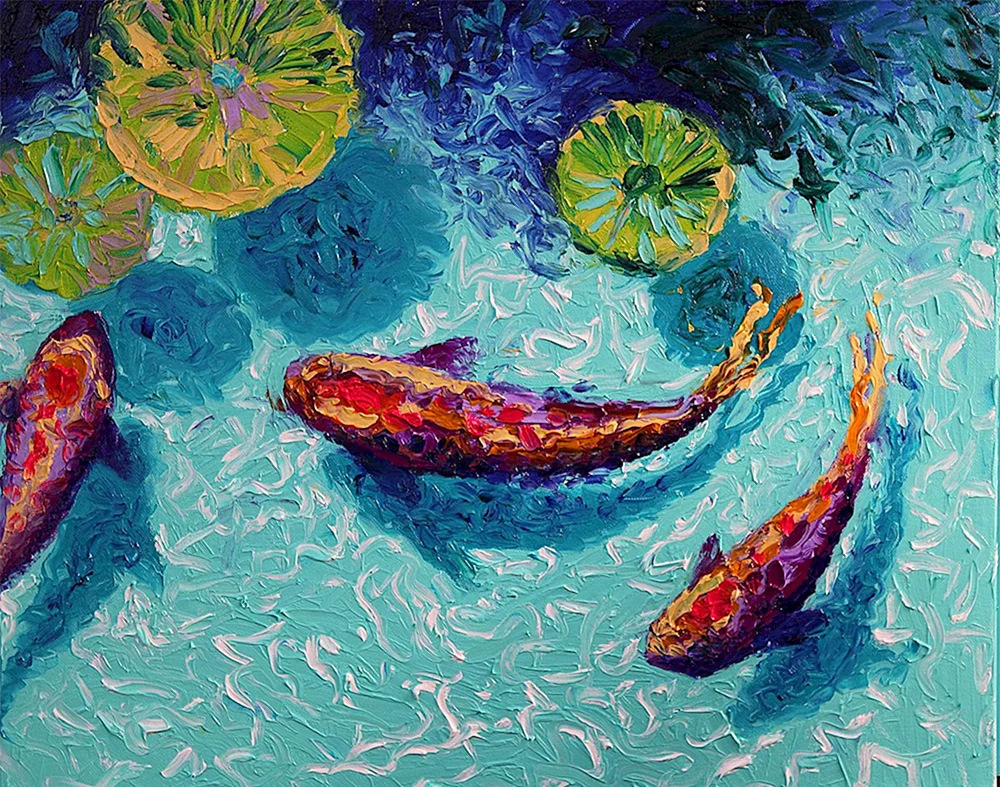 Goldfische von Van Gogh