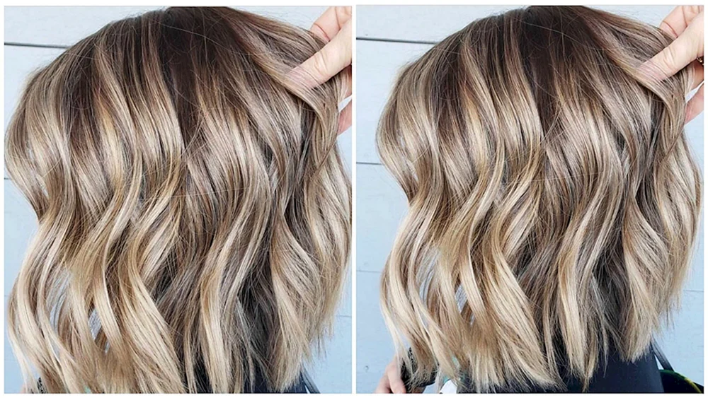 AirtoUCH Färbung für dunkles Haar Touchfärbung auf blondem Haar kare