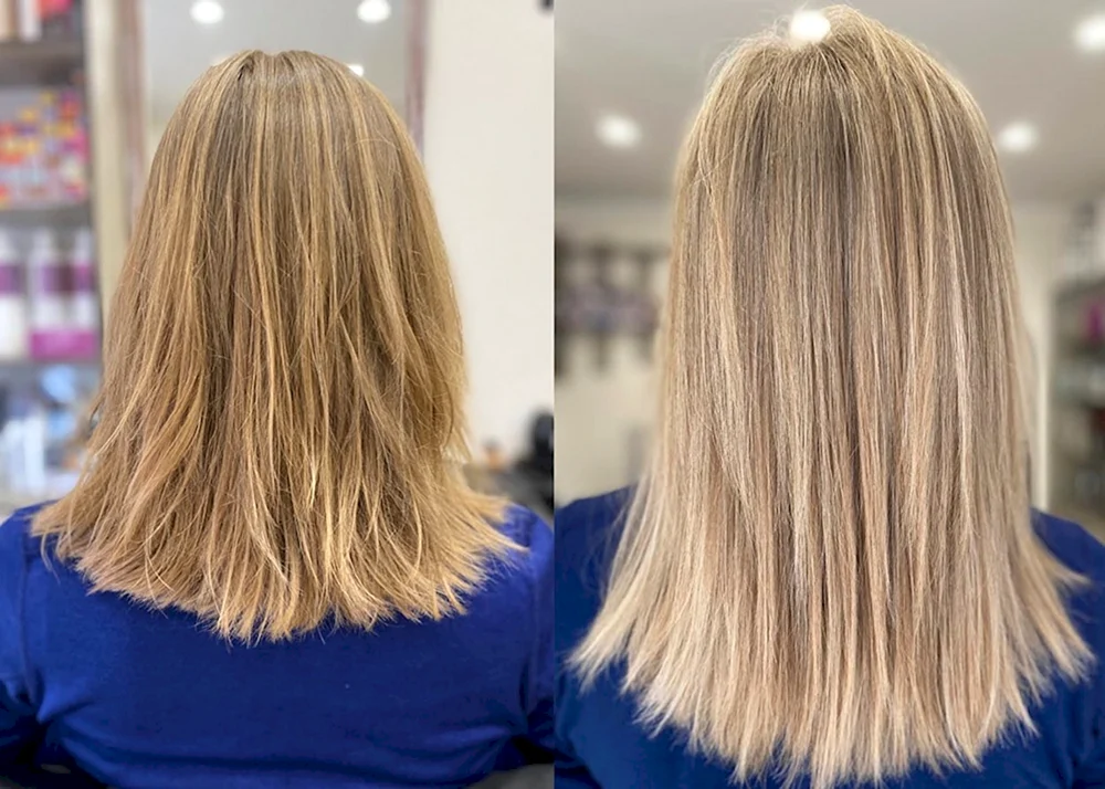 AIRTOUCH Haarfärbung mit Tönung
