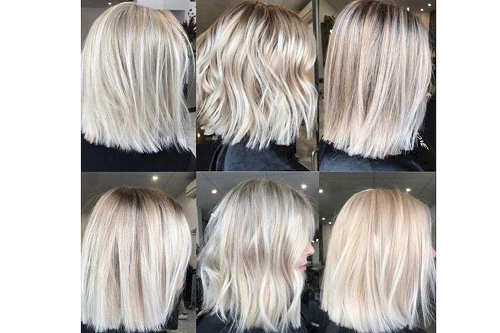 Balayage shatush blond