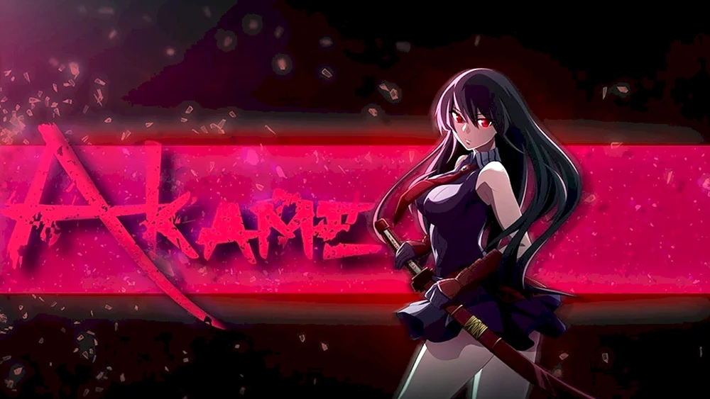 Anime auf schwarzem Hintergrund