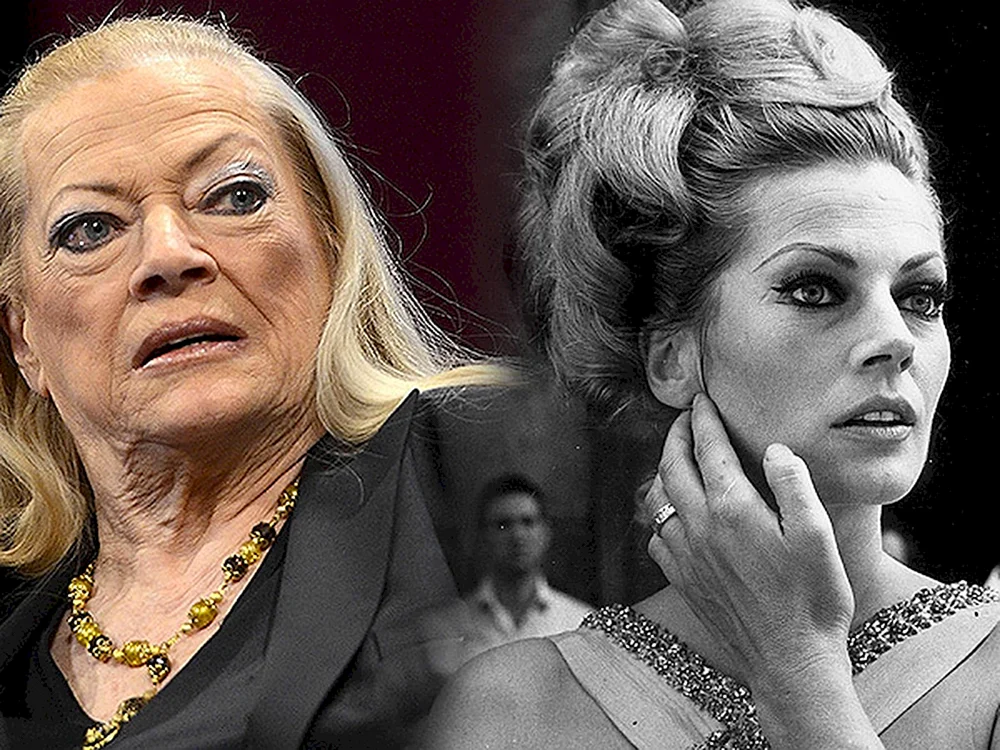 Schauspielerin Anita Ekberg im Alter