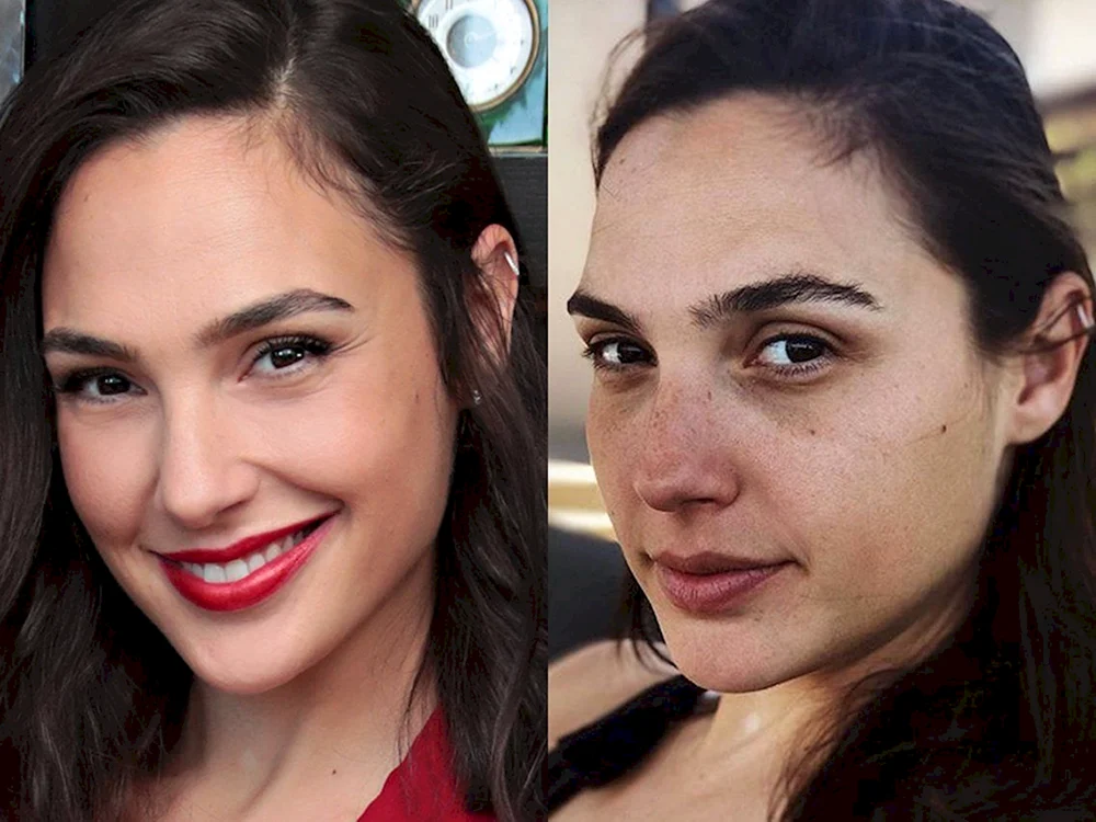 Schauspielerin Gal Gadot ohne Make-up