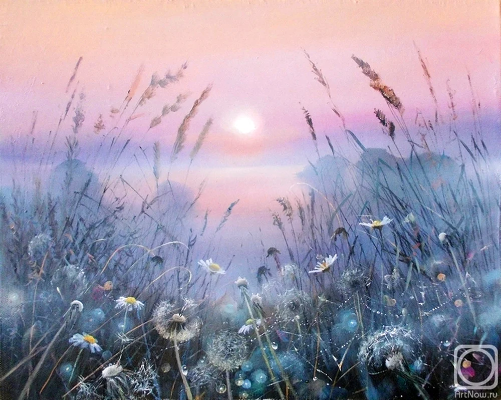 Pastell-Landschaftsmaler