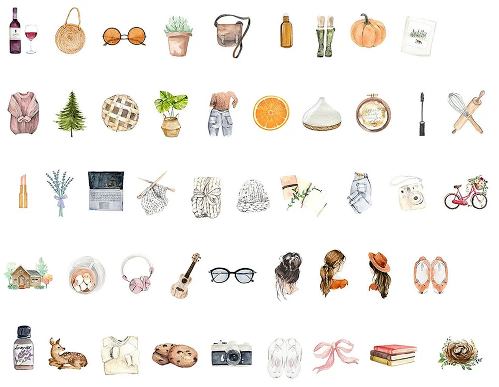 Aquarelle Icons