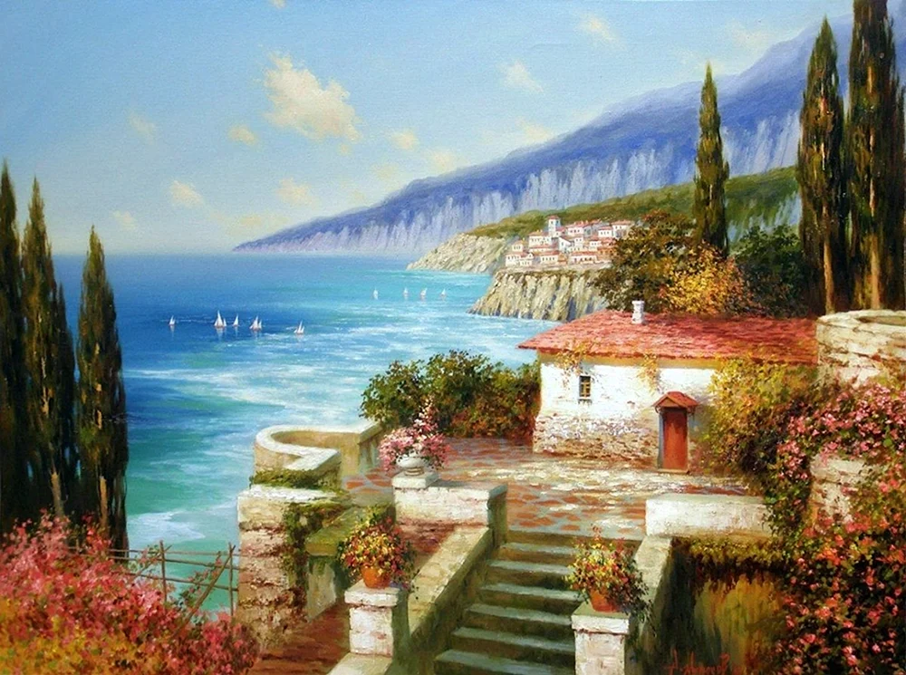 Alexander Miljukow Krimlandschaft