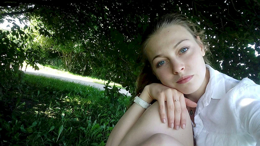 Alexandra Nikiforova mit ihrer Tochter