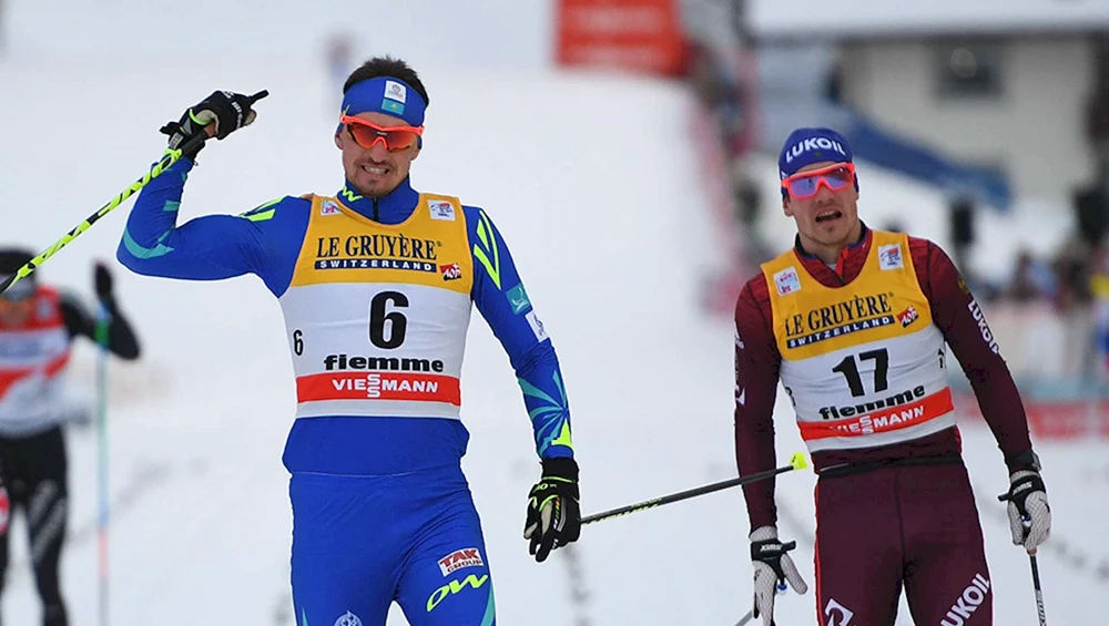 Andrey Stands Skifahrer