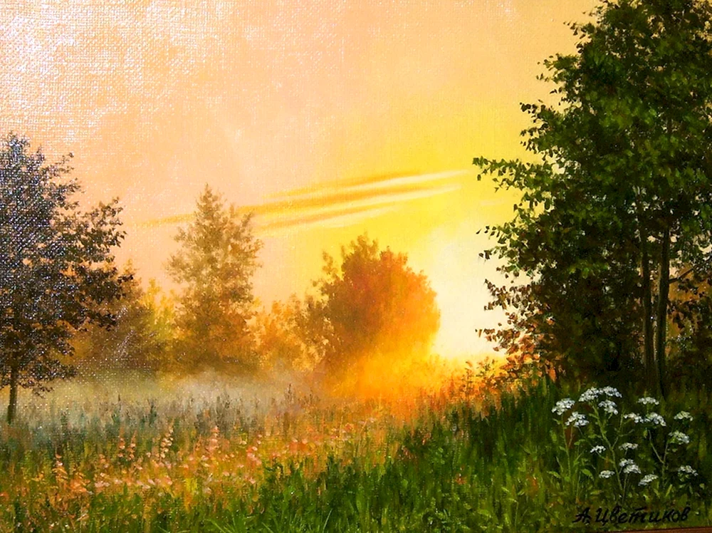 Alexei Ivanovich Blumenlandschaft