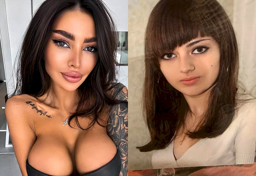 Alyona Amovich vor Plastik