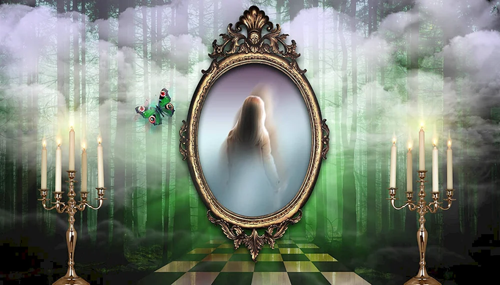 Alice in the Looking-Glass Spiegel