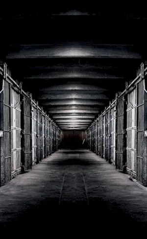 Korridor des Alcatraz-Gefängnisses