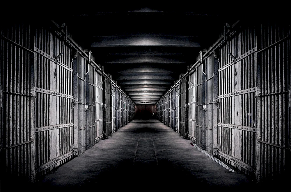 Korridor des Alcatraz-Gefängnisses