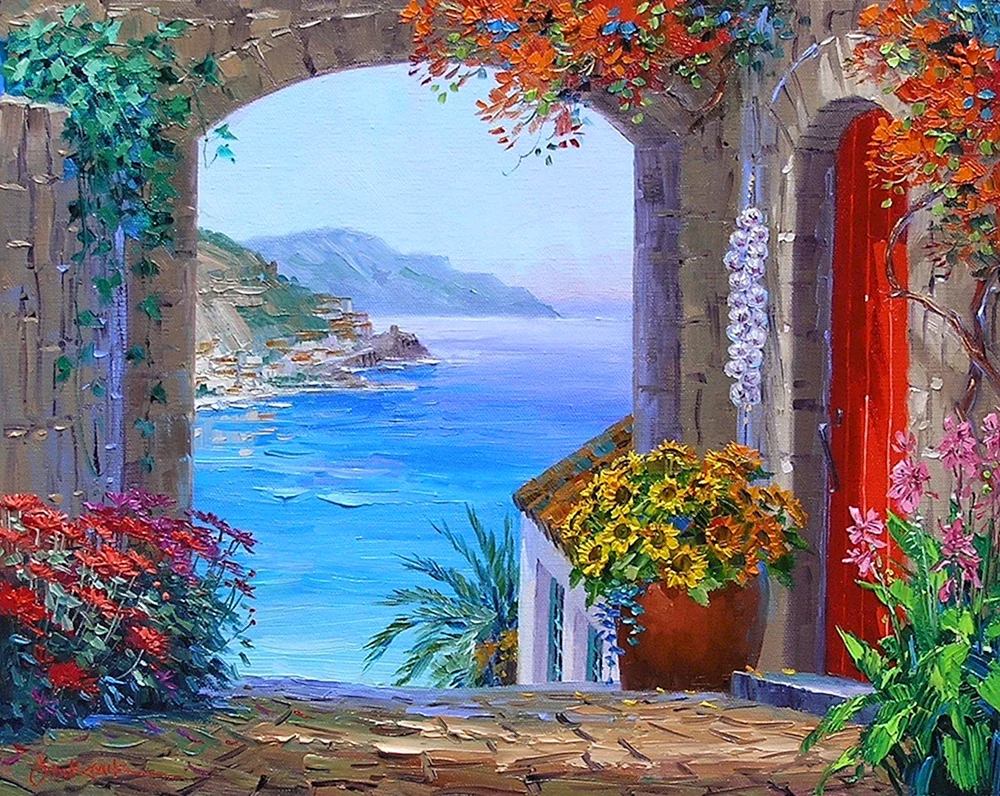 Alexander Miljukow Miljukow Krim-Landschaft