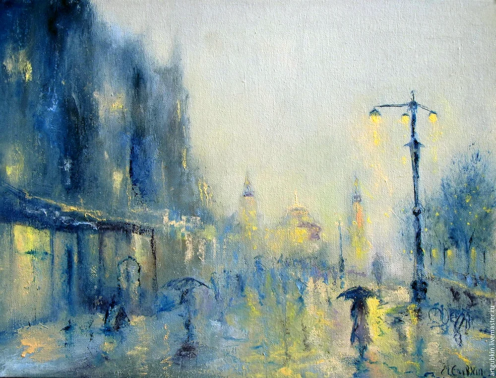 Altufiev Maler Impressionist Regen