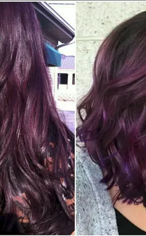 Amethyst Burgundy Haarfarbe