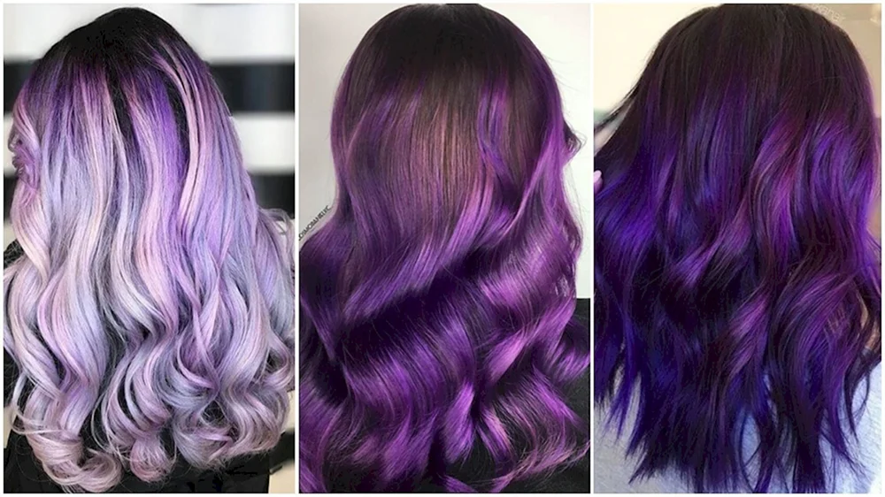 Amethyst Haarfarbe