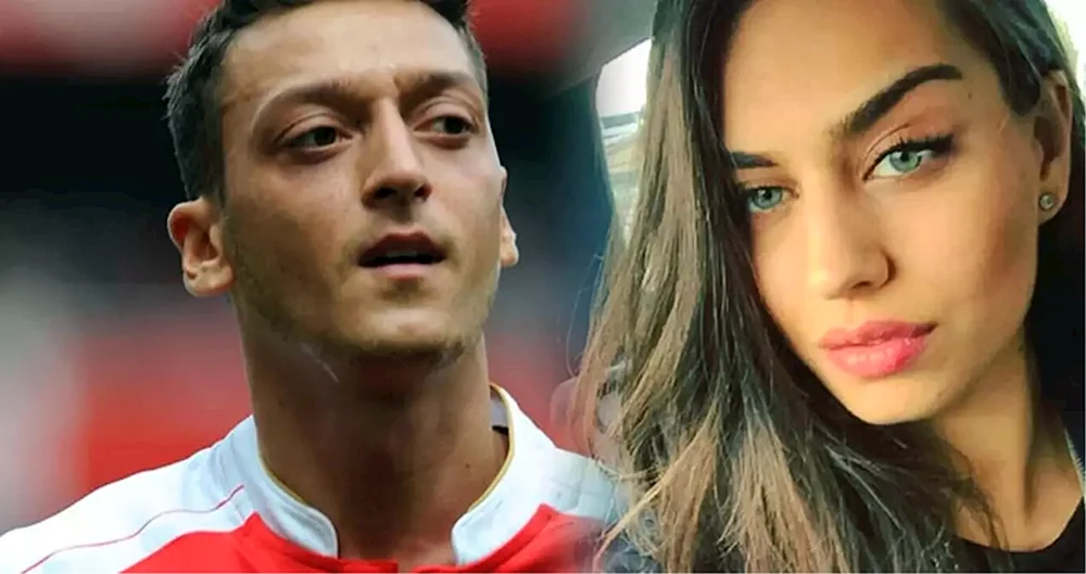 Amine Gülschen und Mesut Özil