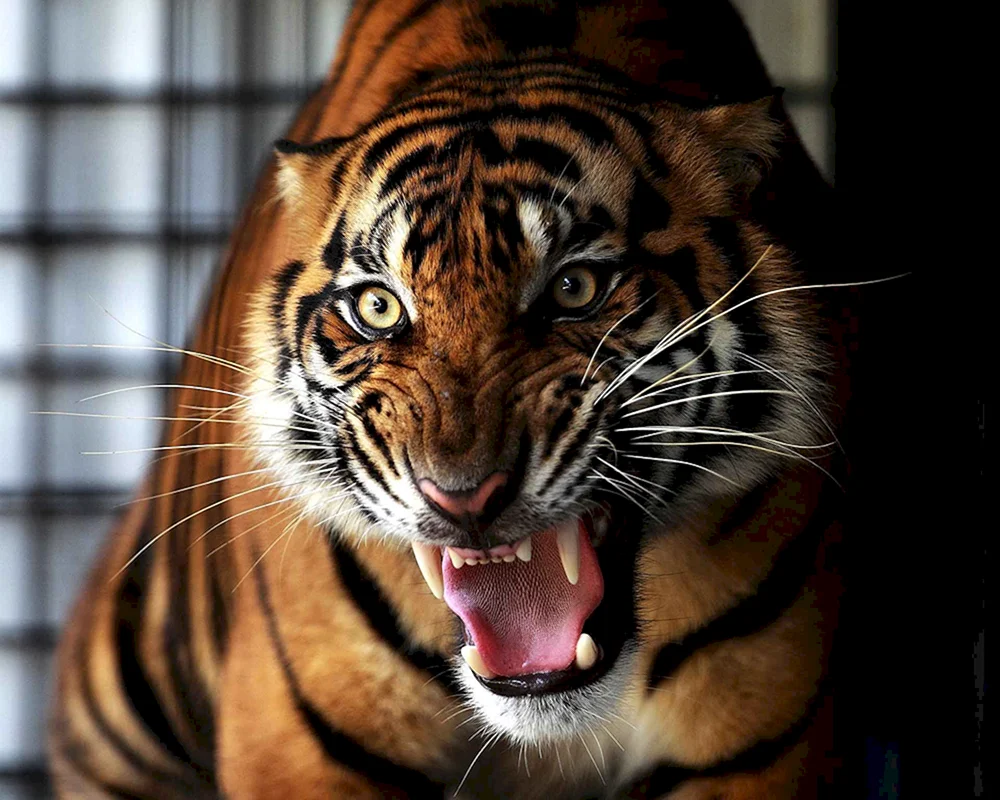 Amur-Tiger betäubt