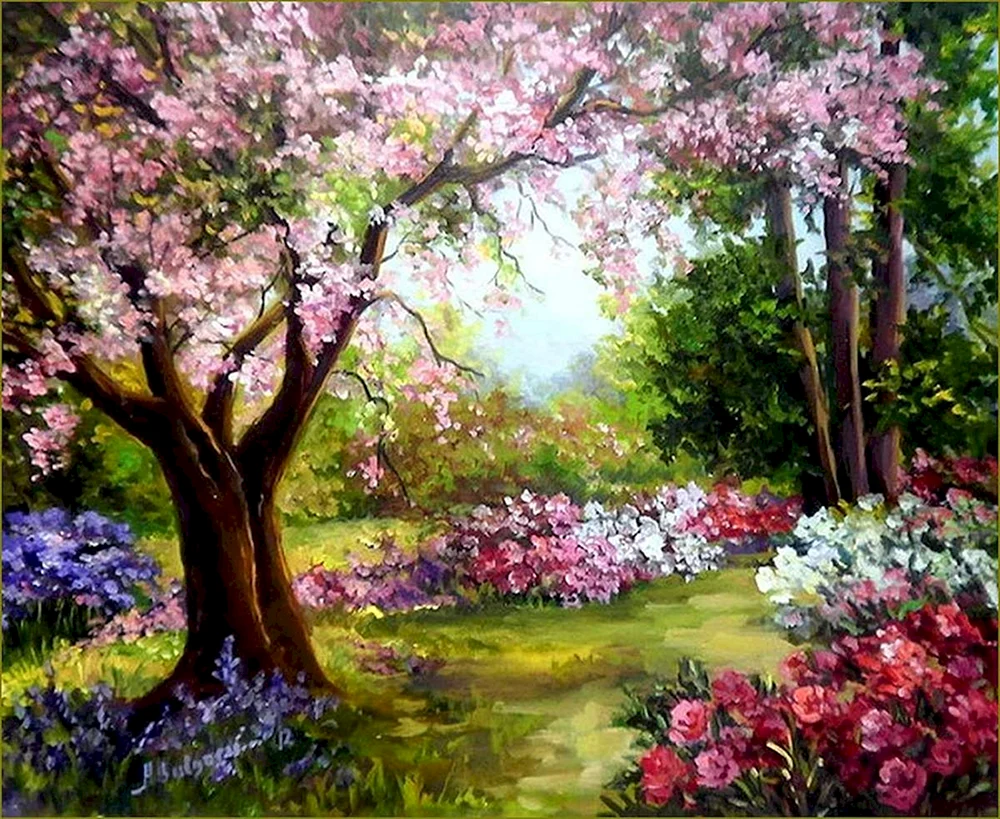 Malerei Khodyukov Alexander Frühling