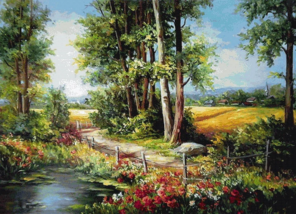 Realistische Landschaften von Künstler Artur Chartov