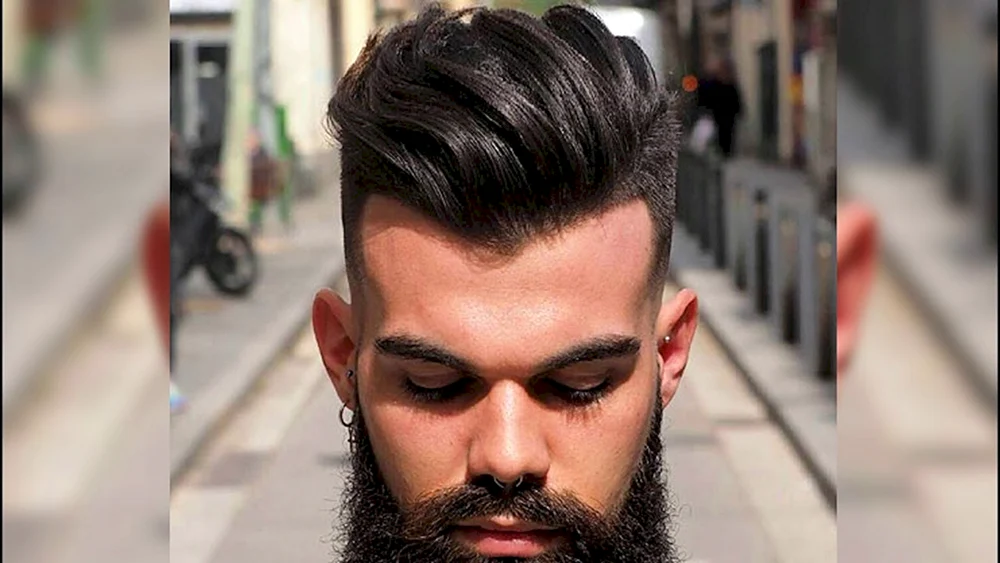 Style lange Männerhaare