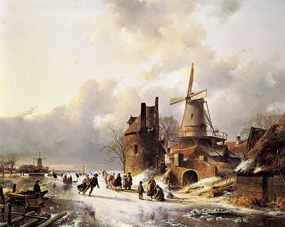 Andreas Schelfhout Maler- Landschaftsmaler der Niederlande