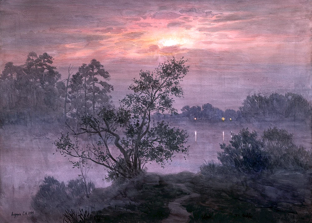 Andriyaka Sergei Nikolaevich Herbstlandschaft