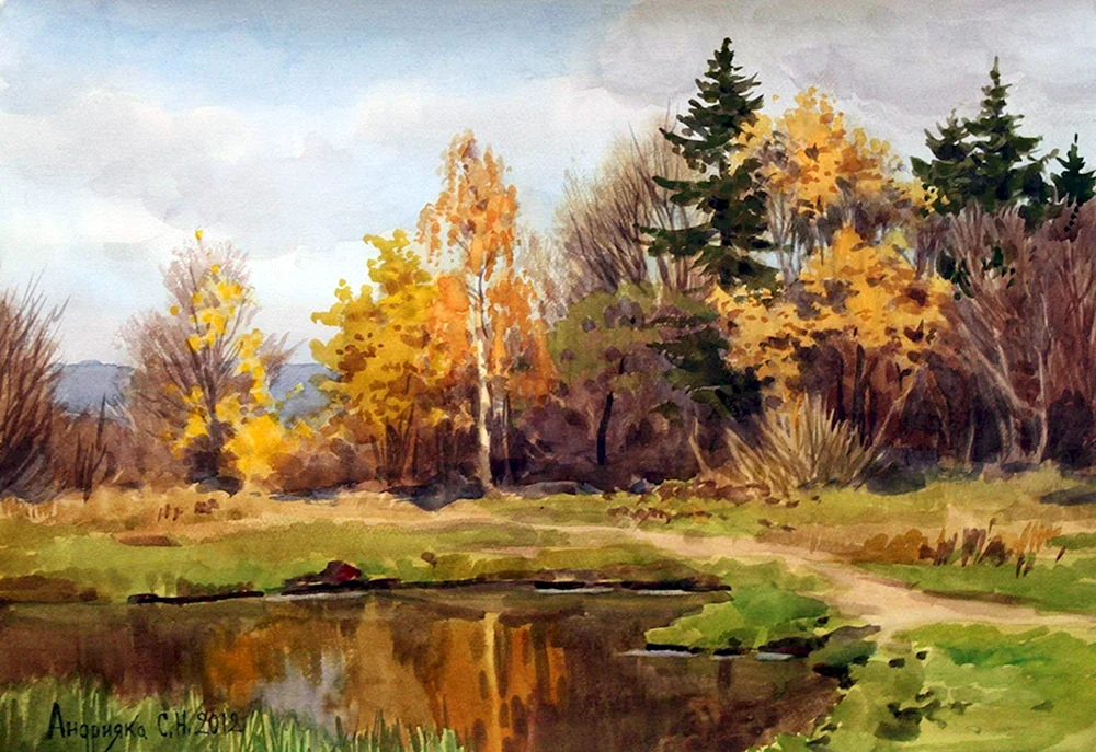 Künstler Sergei Andriyaka Landschaftsgemälde
