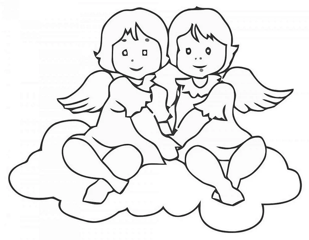 Engel malen für Kinder