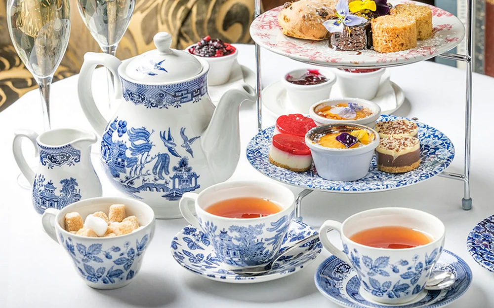 Englische Teezeremonie in England Five oClock Tea