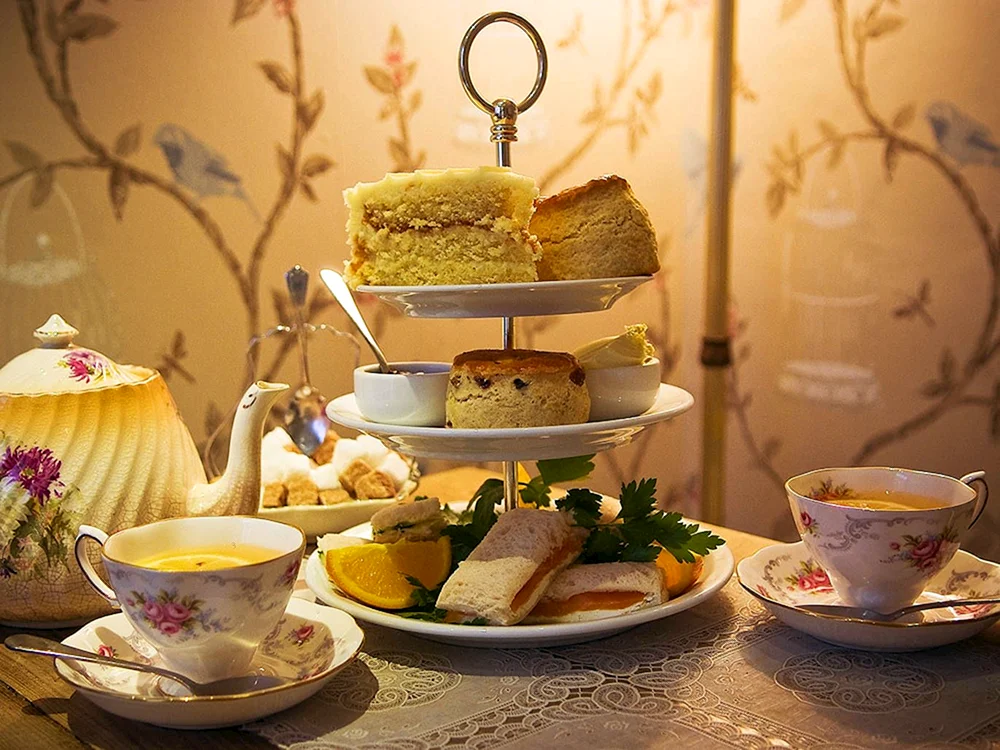 Englische Teezeremonie Five oClock Tea